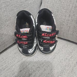 Kids Shoes - Black and Pink